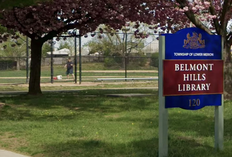 Belmont Hills Library in Bala Cynwyd (Image courtesy of Google StreetView)
