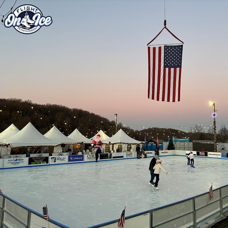 Flight on Ice is now open, offering those of all ages a chance to lace up the skates at an outdoor rink. (Image courtesy of Aversa PR)