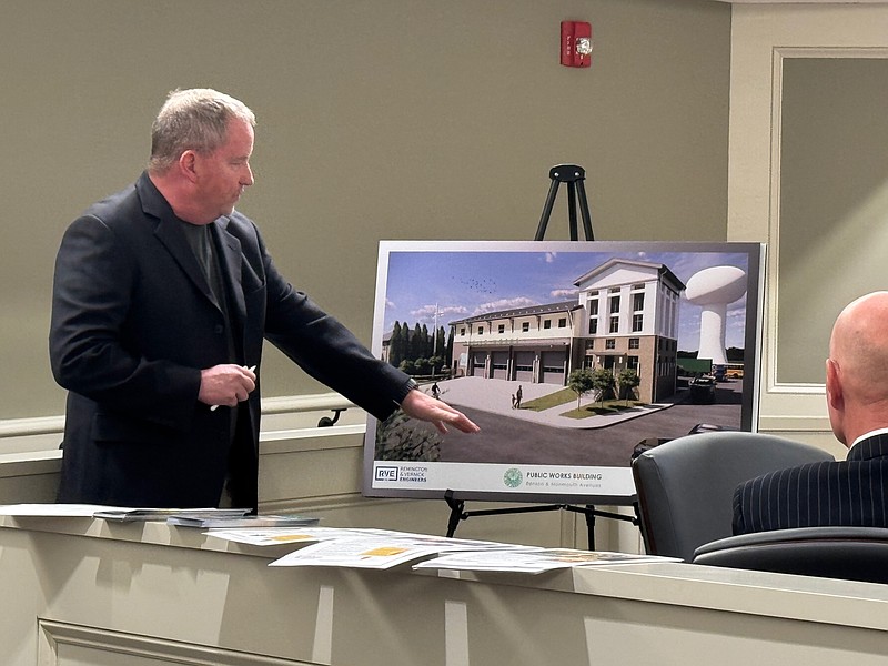Architect William McLees presents the Margate Public Works building