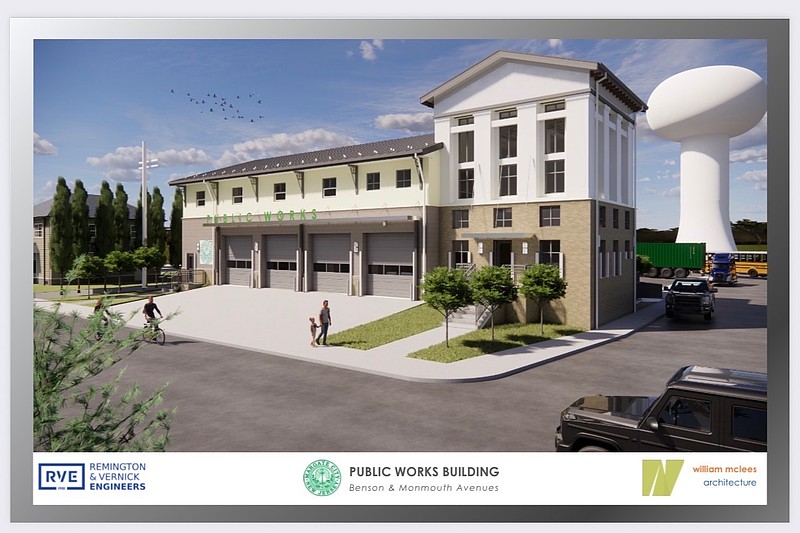 Schematic of the proposed Margate Public Works building