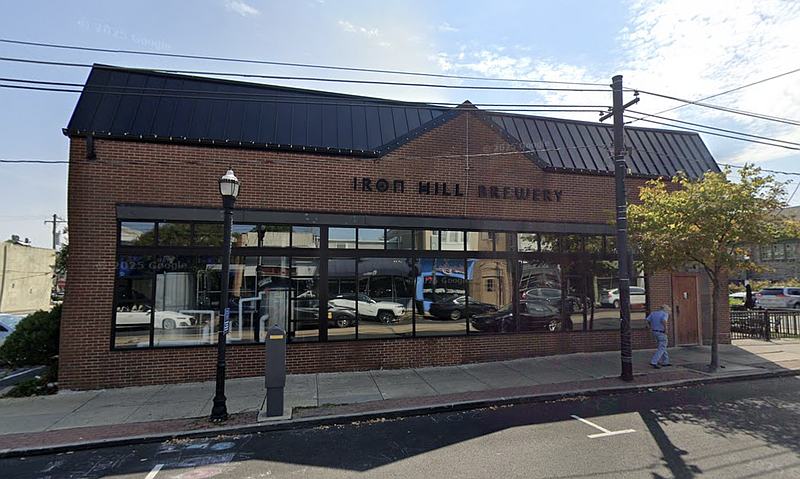 The former Iron Hill Brewery building in Media (Image courtesy of Google StreetView)