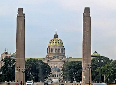 The Pennsylvania State Capitol in Harrisburg. (Credit: Tom Sofield/LevittownNow.com)