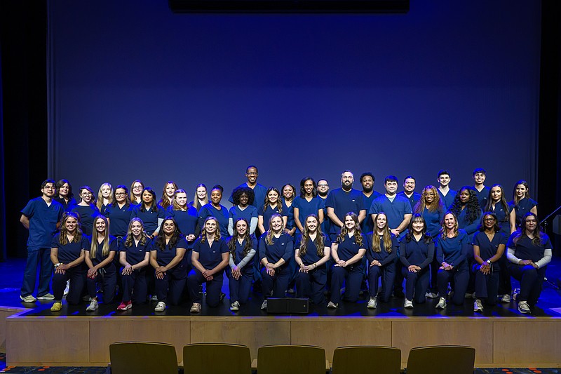 Montgomery County Community College celebrated the graduation of 41 nurses during a special pinning ceremony on the Blue Bell Campus. Photo by Linda Johnson