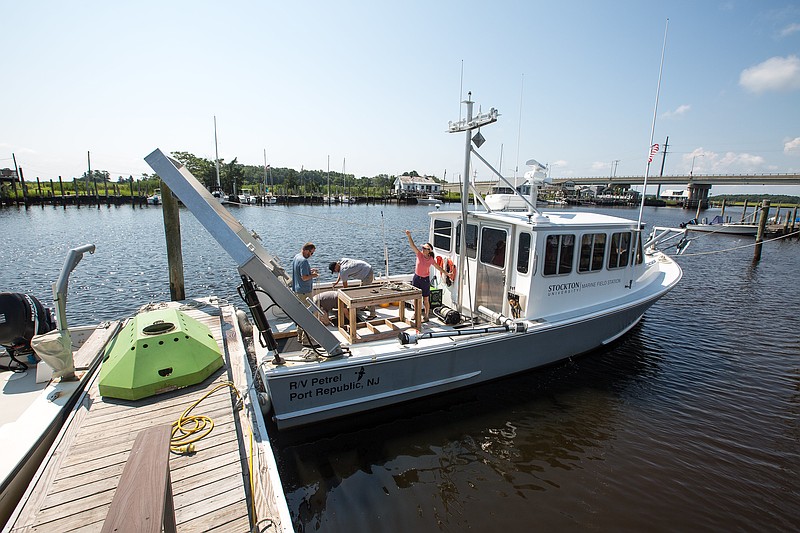 STOCKTON/The R/V Petrel, a near-shore oceanographic workboat stationed at Stockton University’s Marine Field Station, will be used to access the LEO site.
