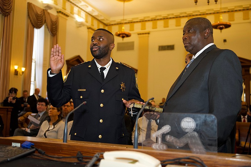 Delaware County's new sheriff is the youngest to serve in the role. (Image courtesy of Delaware County)