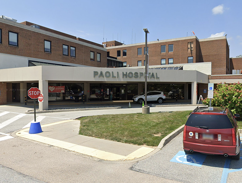 Paoli Hospital (Credit: Google StreetView)