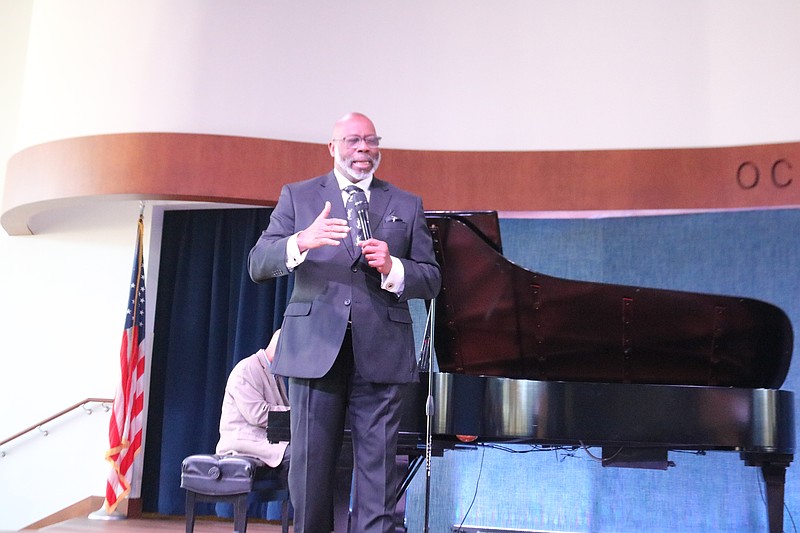 The Rev. Gregory Johnson recites Dr. King's epic "I Have a Dream" speech.