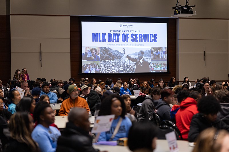 More than 1,000 volunteers attended Stockton University’s 22nd Annual MLK Day of Service. (Stockton University/Susan Allen)