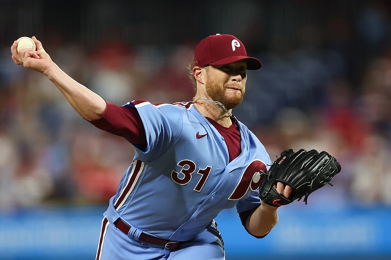 Sep 28, 2023; Philadelphia, Pennsylvania, USA; Philadelphia Phillies relief pitcher Craig Kimbrel (31) throws a pitch during the ninth inning against the Pittsburgh Pirates at Citizens Bank Park. Mandatory Credit: Bill Streicher-USA TODAY Sports