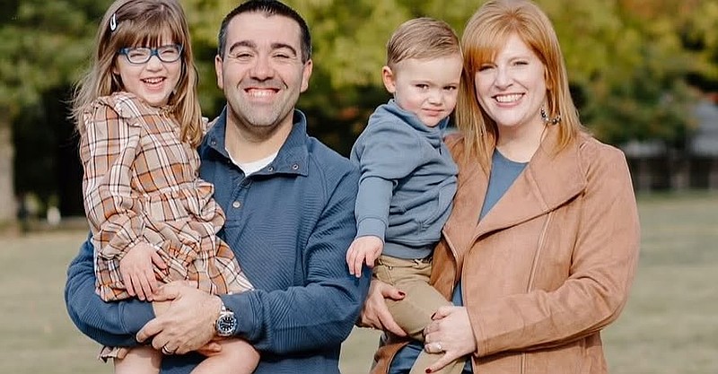 Lauren Gilbert, right, is a wife, mother, author, and healthcare operations leader from Collegeville. She and her husband, Dan, a Lower Merion Township detective, are raising two young children, Ella and Austin.