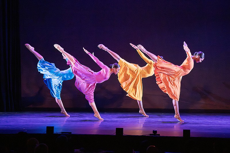 Photo:  .Ronald K. Brown/EVIDENCE and Philadelphia’s PHILADANCO!..Present by The Harkness Dance Center 92NY..Performance photographed:  Saturday, March 8, 2025 at 7:30 PM; Geffen Stage at Kaufmann Concert Hall; 92NY; New York, NY. ..Photograph: © 2025 Richard Termine.PHOTO CREDIT - RICHARD TERMINE/92NY