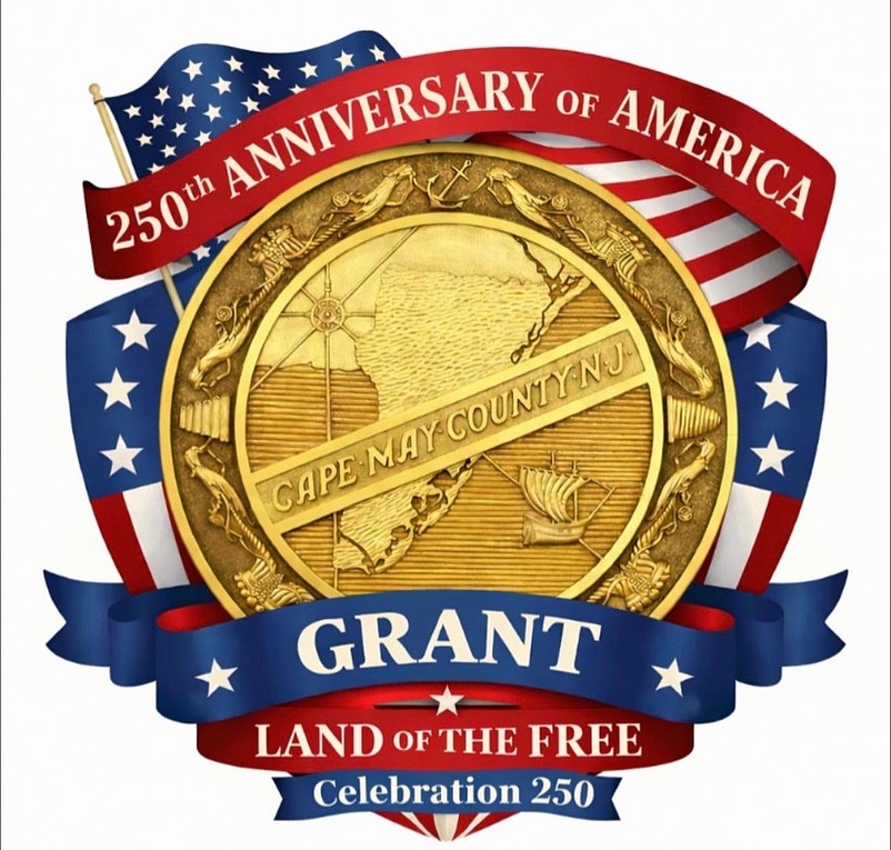 The county and local municipalities will team up for the "CMC Land of the Free 250" program. (Courtesy of Cape May County)