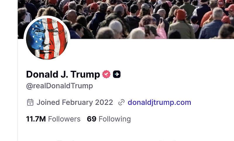 A post by President Donald J. Trump on Truth Social had the Delaware County Council calling out racism and bigotry. (Image courtesy of Truth Social)