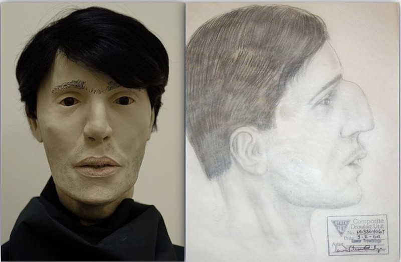 A facial reconstruction was done of the man whose remains were found in 2004.