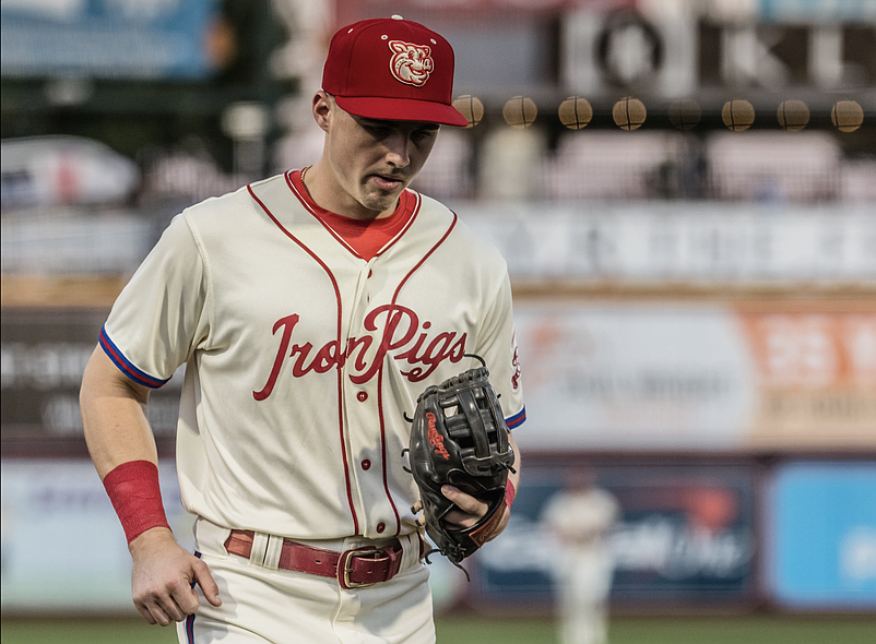 Aidan Miller is one of the top prospects in the Phillies organization. (Cheryl Pursell)