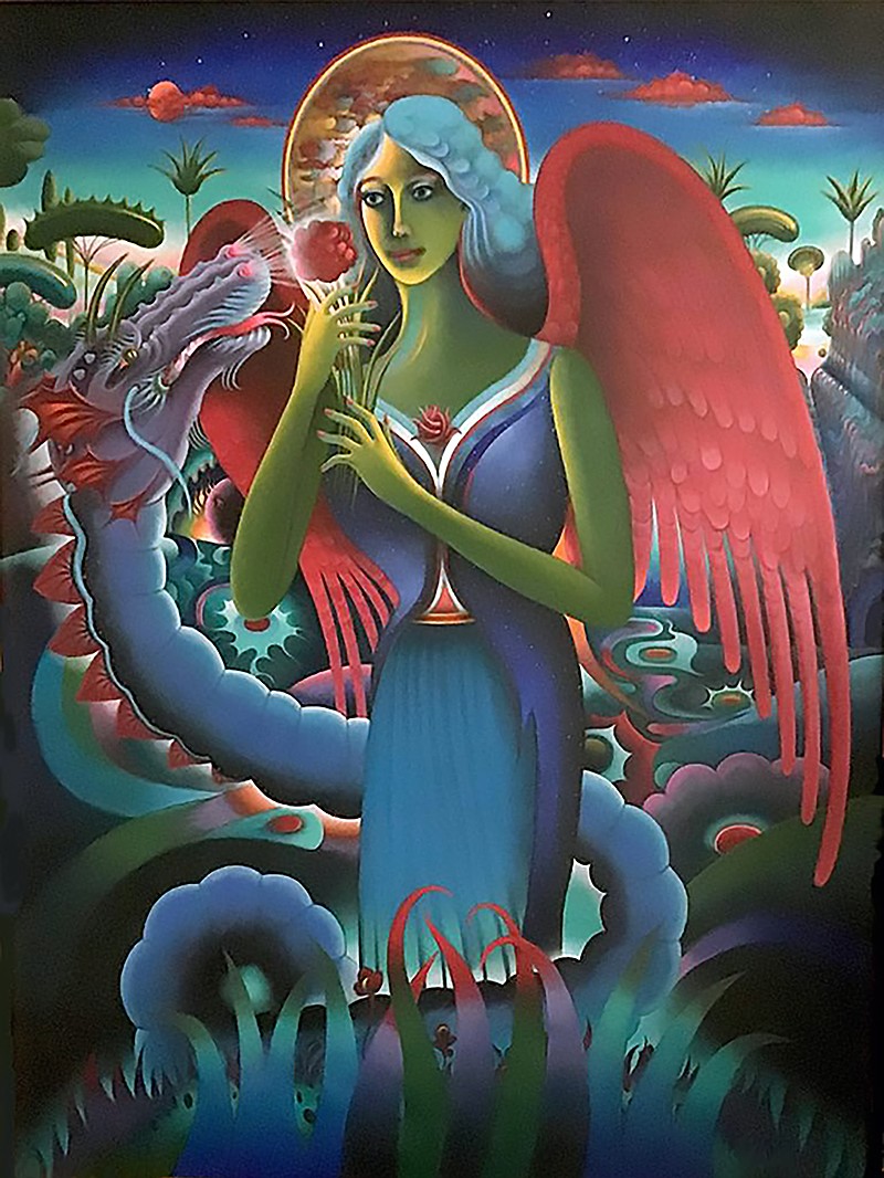 Angel print by Gordon Kibbee