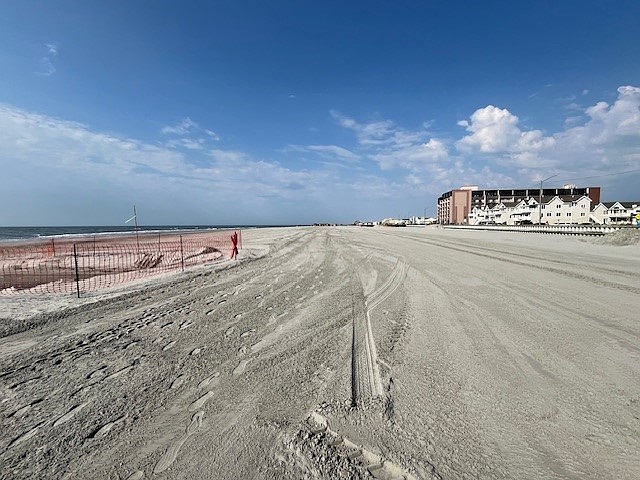 North Wildwood is looking to bolster its shoreline protection following a series of recent storms. (Photo courtesy of North Wildwood Facebook page)
