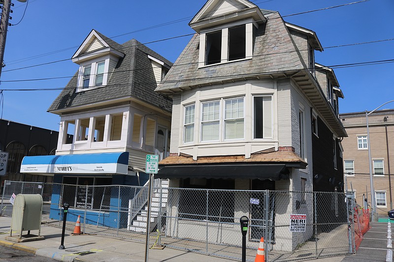 The old homes occupy a prominent place at the corner of Ninth Street and Central Avenue in downtown Ocean City.
