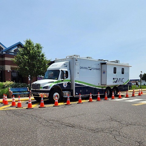 NJ Motor Vehicle Commission van