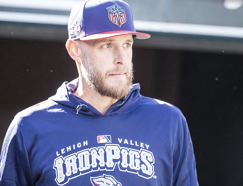 Zack Wheeler is currently rehabbing with the Lehigh Valley IronPigs. (Cheryl Pursell)
