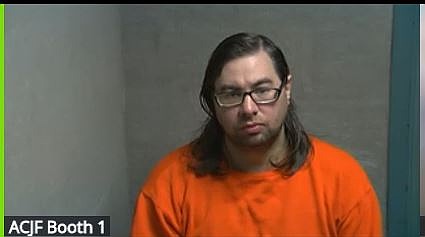 Shaun Burtchaell Stebbins at his detention hearing April 6, 2026.