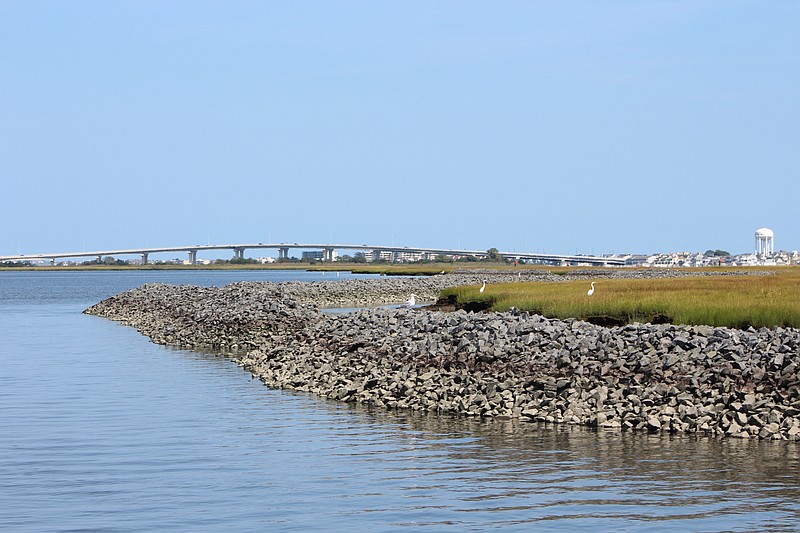 The $5 million state grant will add to Ocean City's efforts to protect and restore Shooting Island's fragile shoreline. (Photos courtesy of Ocean City)