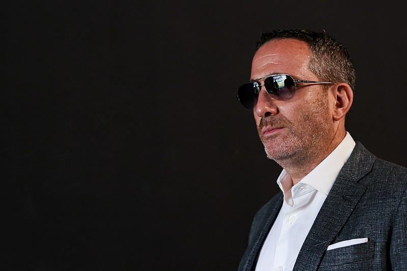 Sep 21, 2025; Philadelphia, Pennsylvania, USA; Philadelphia Eagles general manager Howie Roseman walk out of the team tunnel before a game against the Los Angeles Rams at Lincoln Financial Field. Mandatory Credit: Bill Streicher-Imagn Images