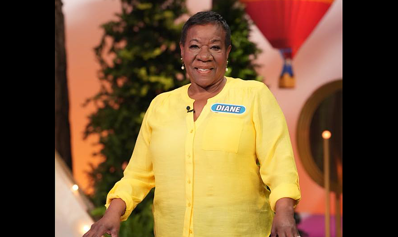 Diane Epps in her "Wheel of Fortune" appearance.