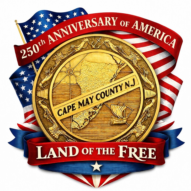 Cape May County has created the "CMC Land of the Free, Celebration 250” grant program to help local towns elevate their Independence Day events. (Courtesy of Cape May County)