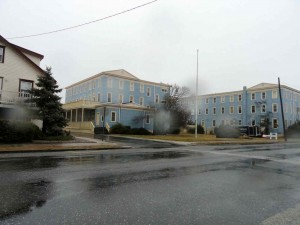 The two three-story Christian Brothers retreat buildings on Central Avenue between 30th and 31st streets.