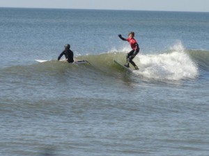 13-and-unders compete in the first wave of the Spring Fling Surf Contest in Ocean City.