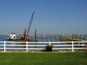 The City of Ocean City leases the county-owned open space for $1 a year, and the Federal Emergency Management Agency is expected to reimburse Ocean City for the cost of replacing the storm-damaged public facility.