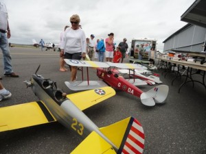 Radio-controlled model planes gave flight demonstrations and competed in a people's choice contest during the 2014 Ocean City Air Festival on Saturday, Sept. 13.