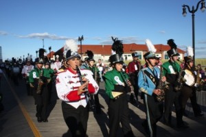 Members of high school marching bands from throughout Atlantic and Cape May counties, including 11 from Ocean City High School, will perform in the Miss America "Show Us Your Shoes" Parade on Saturday, Sept. 13 in Atlantic City.