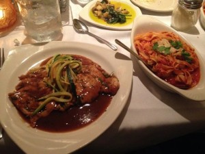 Chicken Saltimbocca with Linguine at Vittorio's Italian Restaurant at 1018 Asbury Avenue.