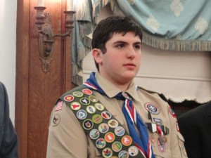 Bradari Philip Altman is the newest Eagle Scout in Troop 32 in Ocean City, NJ.