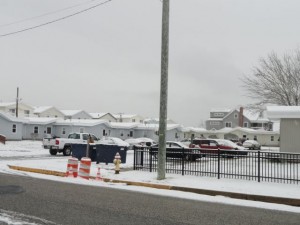 Existing senior units at Peck's Beach Village between Third and Fourth streets, Simpson and West avenues.