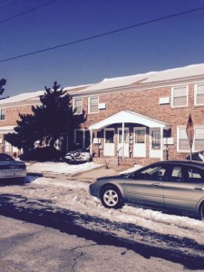 Multi-family units on the 1500 block of Simpson Avenue, where a fire on Wednesday night burned an Ocean City man.