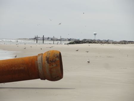 Ocean City beach replenishment April 15