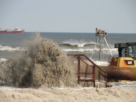 Ocean City NJ beach replenishment 2015