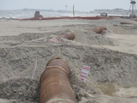 Ocean City NJ beach replenishment 2015