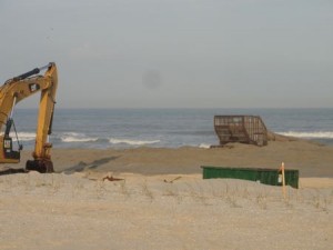 Ocean City NJ beach replenishment 2015 55th Street