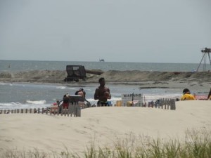 Ocean City NJ beach replenishment 2015 52nd Street