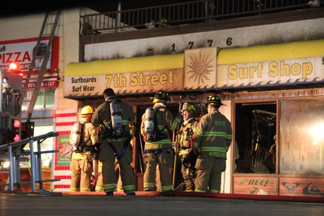 Ocean City Boardwalk Fire at 7th Street Surf Shop