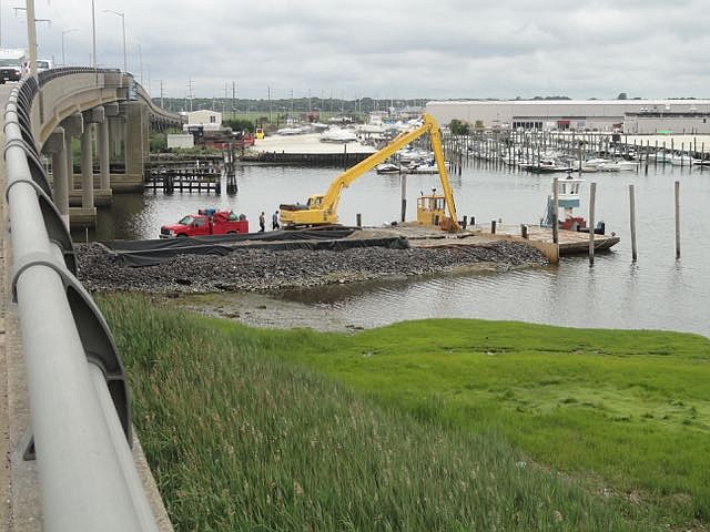 Stock dredging photo on file.