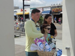 Donald, Hailey and Kim Parker