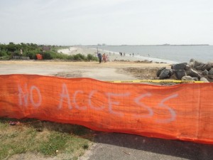 Access to Dog Beach is expected to be restored for the weekend but blocked again on Monday, Aug. 3.