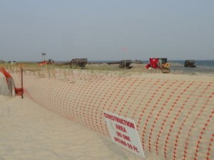 The beach entrance at 57th Street is now closed, but visitors can access the beach from nearby 58th Street.