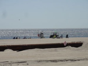 The beach at 57th Street will be guarded this week by the Ocean City Beach Patrol.