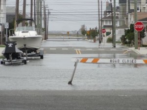 Most of the avenues crossing 11th Street were passable on Sunday afternoon, unlike a day earlier.